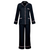 Hera Womens Black Satin Pajamas - Front | Bown of London