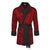 Clarke men's smoking jacket in red paisley – smoking robe for men