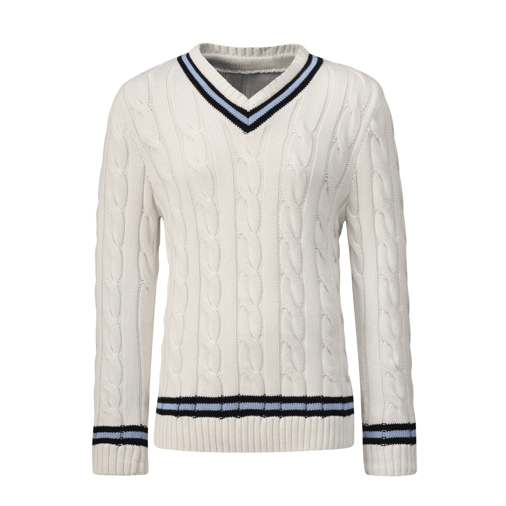 Cable Knit Tennis Sweater