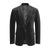 Made to measure Men's Single breasted Italian Velvet Blazer - Black