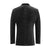 Made to measure Men's Single breasted Italian Velvet Blazer - Black