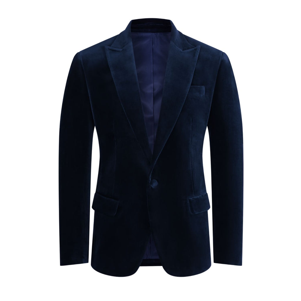 Blue Velvet Jacket Front