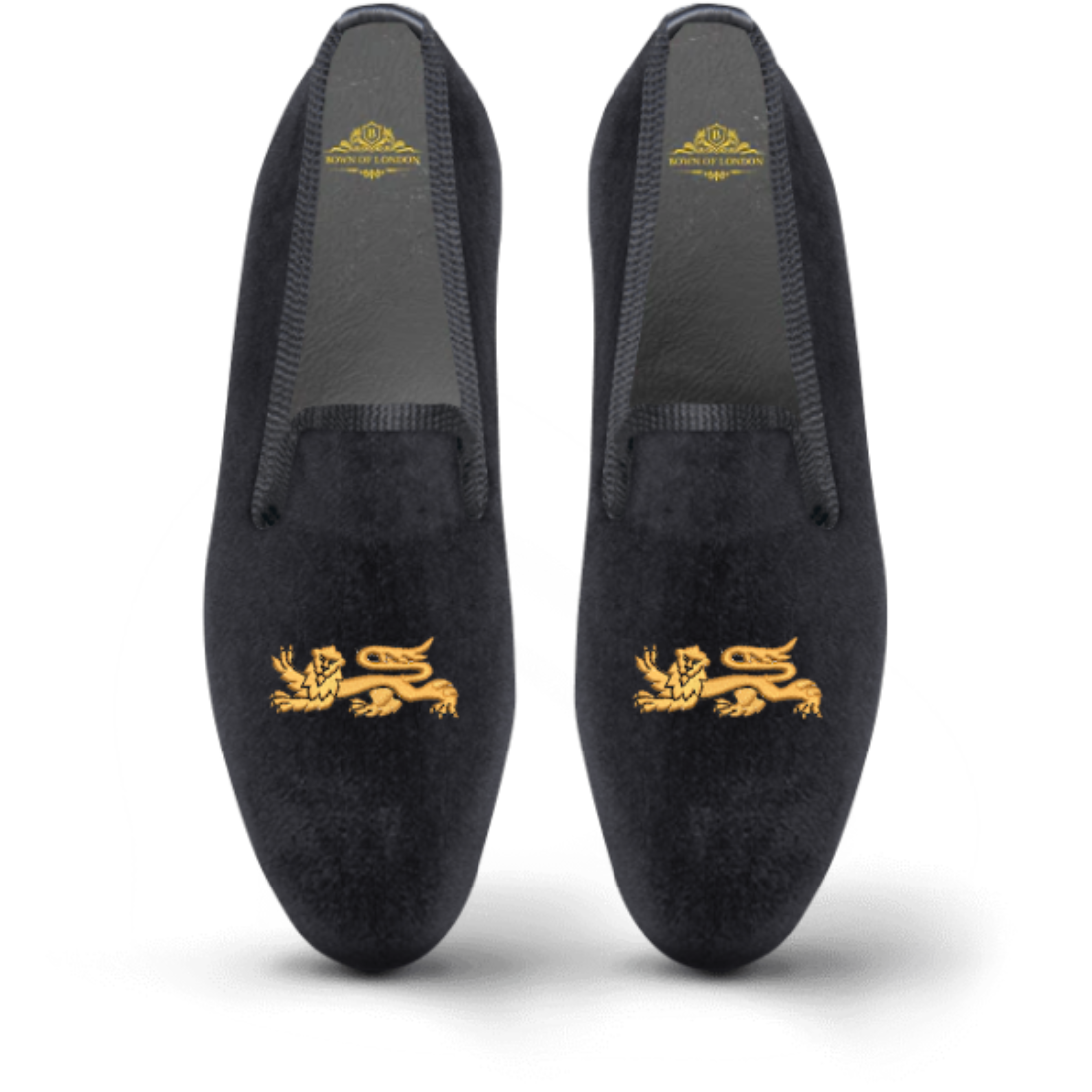 Men's Velvet Loafer/Slipper Shoe Lionheart