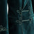 Made to Measure Double Breasted Mens Italian Velvet Smoking Jacket - Green