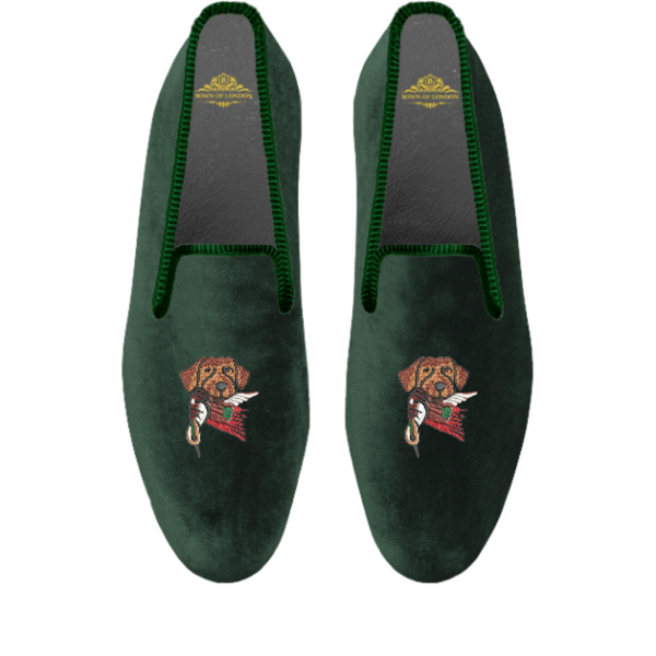Velvet Loafer/Slipper Shoe Hunting | Bown of London – Bown  display picture 2