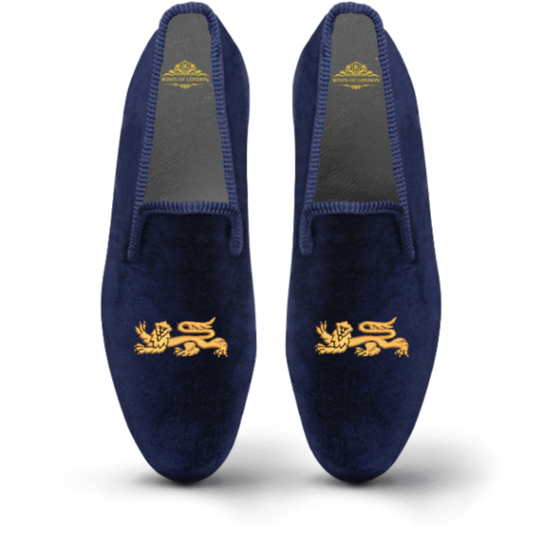 Men's Velvet Loafer/Slipper Shoe Lionheart