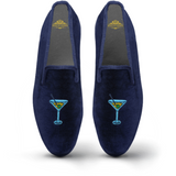 Men's Velvet Loafer/Slipper Shoe Martini Time