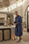 Blue Lightweight Dressing Gown - The Oxford Bathrobe lifestyle photo
