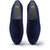 Men's Velvet Loafer/Slipper Shoe Plain Navy Blue