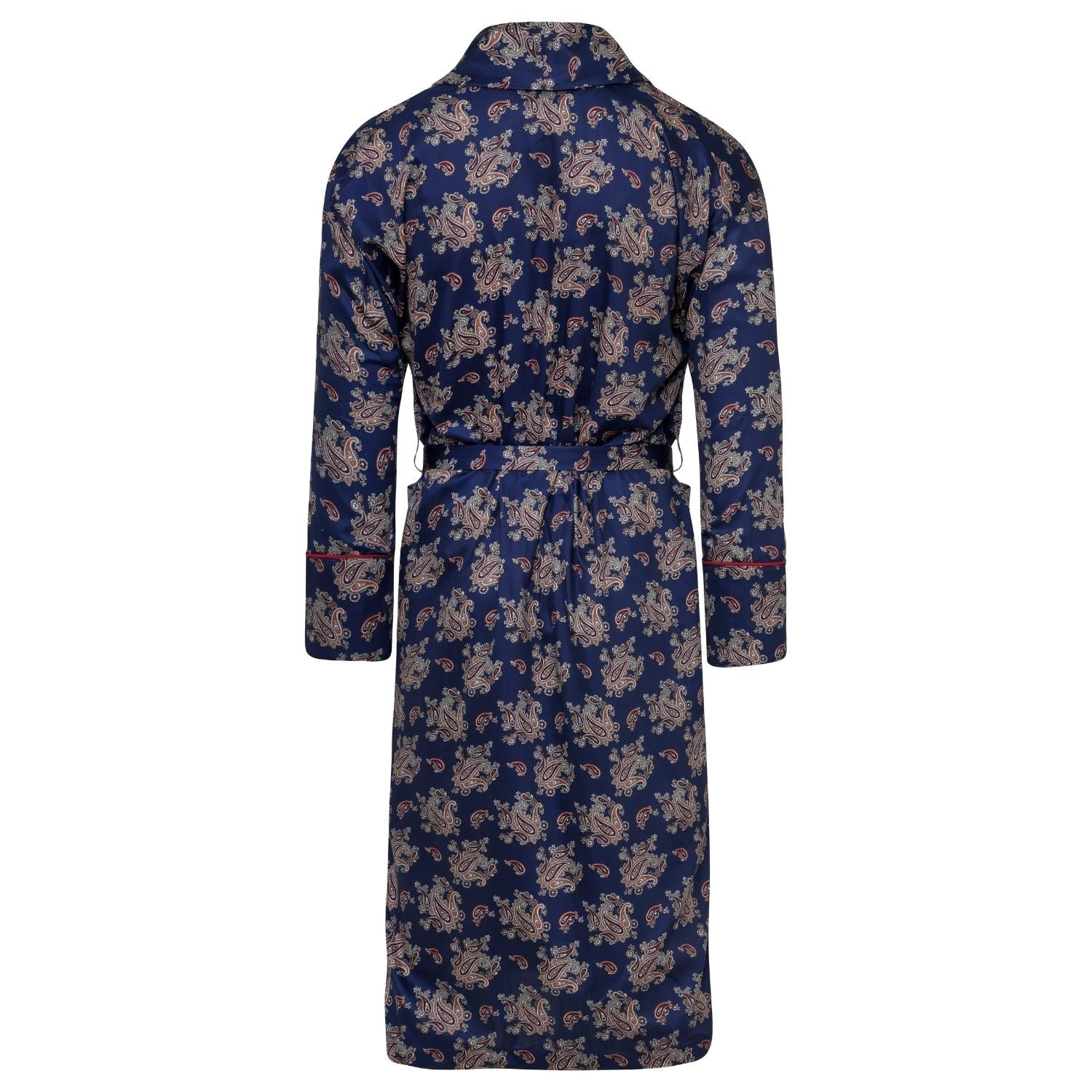 Lightweight Men's Robe Gatsby Paisley Blue - Main Image