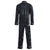 Zeus Mens Black Velvet Pajamas - Back | Bown of London
