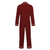 Apollo Mens Red Satin Pajamas - Back | Bown of London