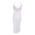 Bushra Vegan Silk Pearly Cupro Midi Dress Back