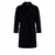Rockefeller Luxury Cotton Short Velvet Smoking Jacket in Navy