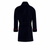 Rockefeller Luxury Cotton Short Velvet Smoking Jacket in Navy