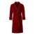Earl Claret Men's Bathrobe - Front | Bown of London