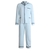 Hades Mens Light Blue Satin Pajamas - Front | Bown of London