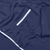 Poseidon Mens Blue Satin Pajamas - Closeup | Bown of London