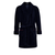 Rockefeller men's smoking jacket in navy – velvet smoking robe for men