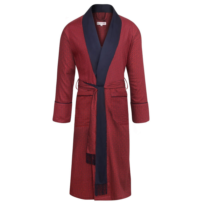 Red Lightweight Robe - The Cambridge Bathrobe