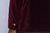 Made to Measure Maroon Italian Velvet Nehru Collar Jacket
