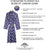 Lightweight Blue Gatsby Robe & Blue Velvet Loafer