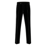 Men's Italian velvet black trousers