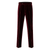 Men's Italian velvet maroon trousers - front view