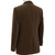 Brown  velvet jacket on a mannequin against a white background- Bown of London