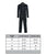 Zeus Mens Black Velvet Pajamas - Size Chart | Bown of London