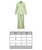 Demeter Womens Green Satin Pajamas - Size Chart | Bown of London