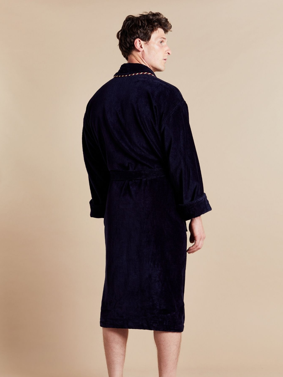 Men's Robe - Earl Navy