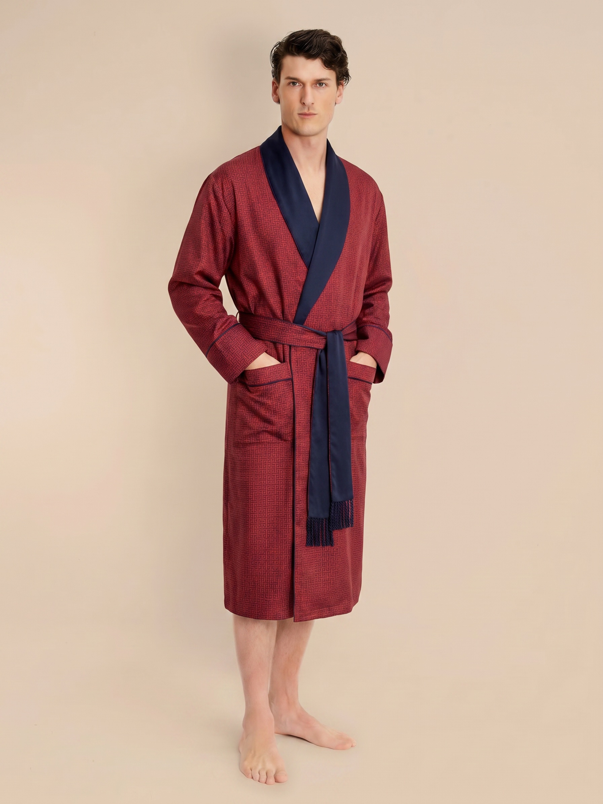 Lightweight Men's Dressing Gown - Cambridge