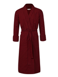 Lightweight Men's Bathrobe - Tosca Red