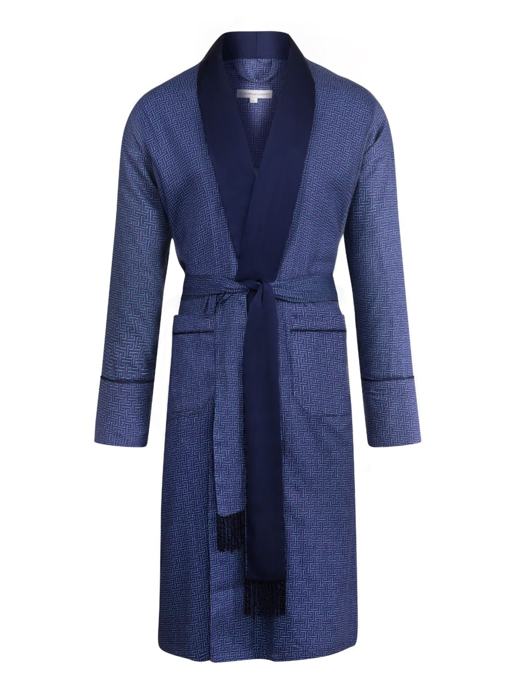 Lightweight Men's Dressing Gown - Oxford