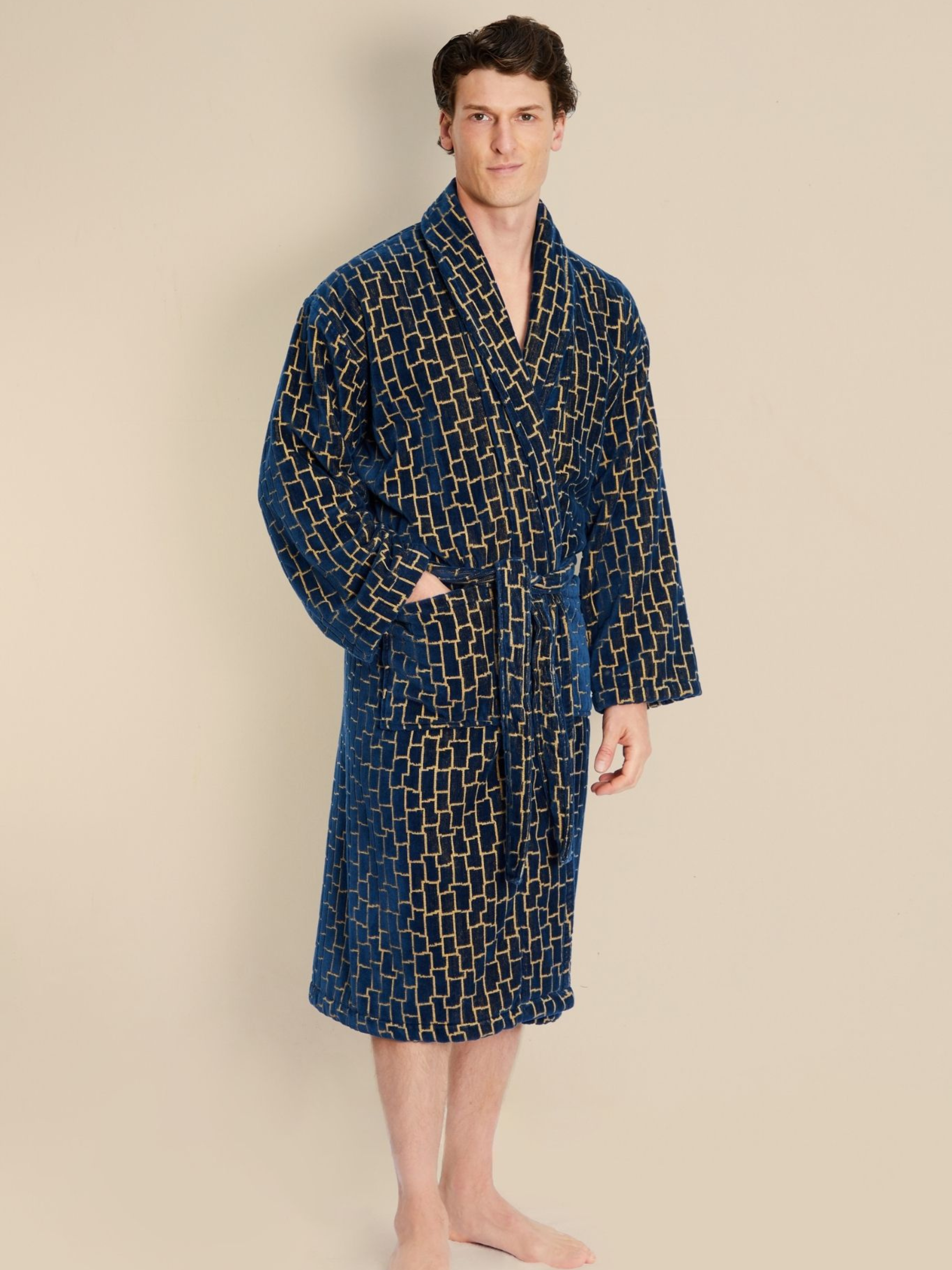 Men's Bathrobe - Agean