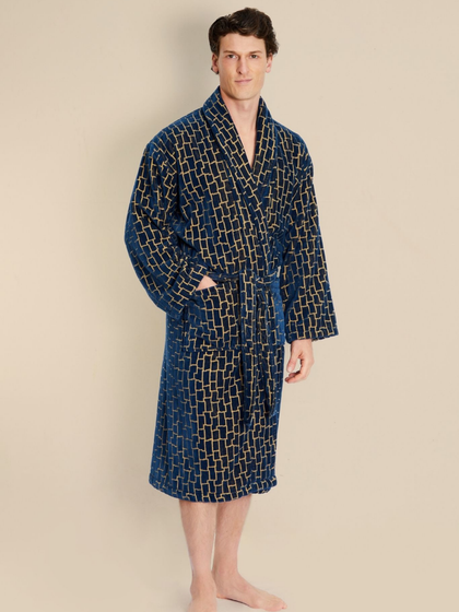 Men's Bathrobe - Agean