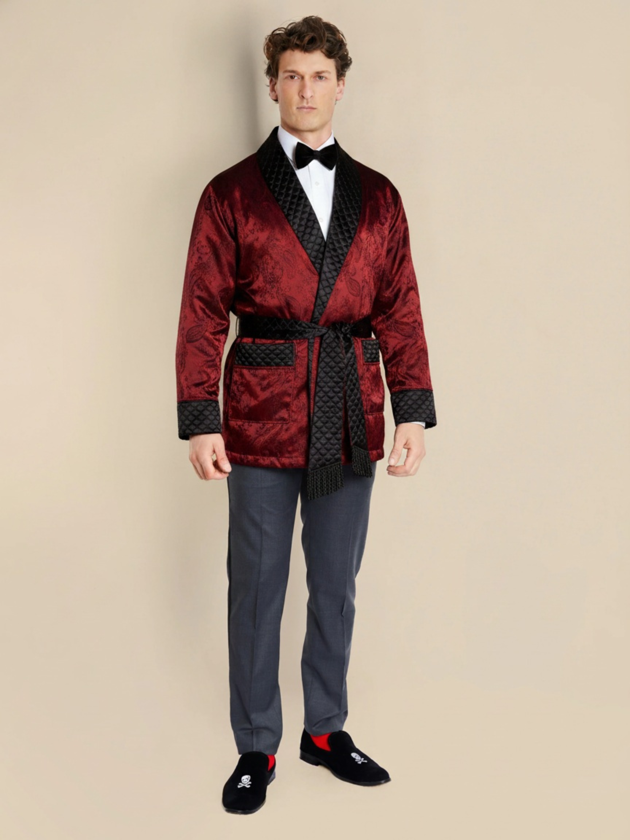 Clarke Men's Short Smoking Jacket