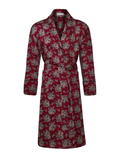 Lightweight Men's Robe - Gatsby Paisley Wine