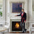 Cliveden Short Velvet Navy Smoking Jacket with Burgundy Piping