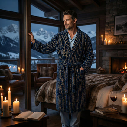 Men's Bathrobe - Agean