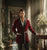 Belgravia Luxury Cotton Short Velvet Smoking Jacket in Burgundy