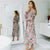 Lightweight Women's Bathrobe - Serpentine Blush Main