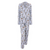 Ladies Pajamas - Tiger & Zebra Bamboo Product Front View