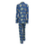 Ladies Pajamas - Large Leaf Bamboo Product Back View