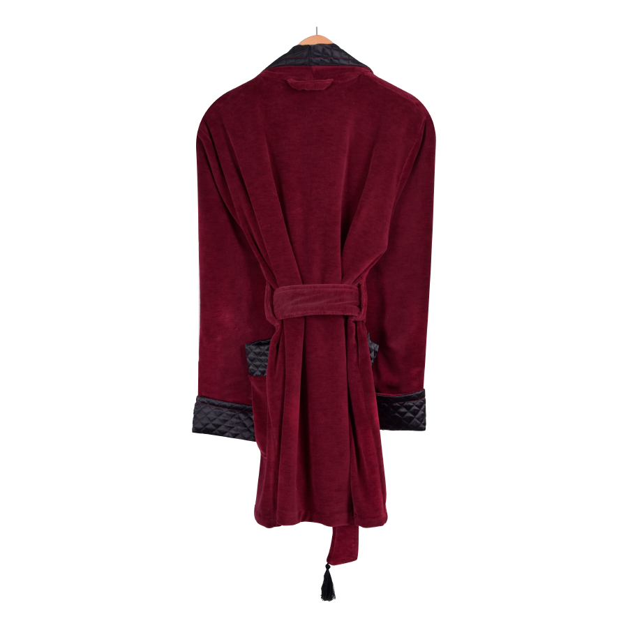 Belgravia Luxury Cotton Short Smoking Jacket Bown of London