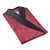 Folded Gable Mens long Smoking Jacket - Claret  | Bown of London