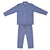 Men's Pajamas Brushed Cotton Blue - Azur Front View