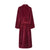 Back of Burgundy Women's robe | Bown of London