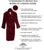 Description of Heavyweight Burgundy Robe | Bown of London